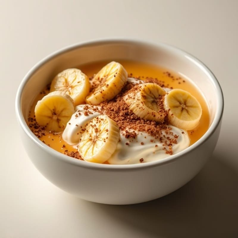 Vanilla-Spiced Caramelized Banana Bowl