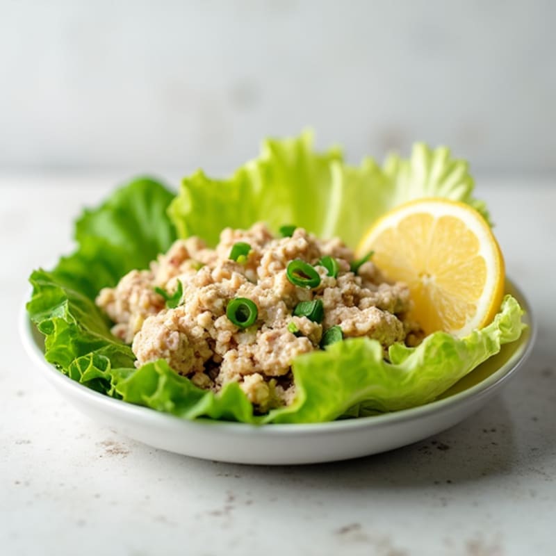 Tuna Salad Lettuce Wraps