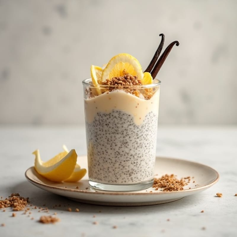 Protein-Rich Vanilla Bean Chia Pudding