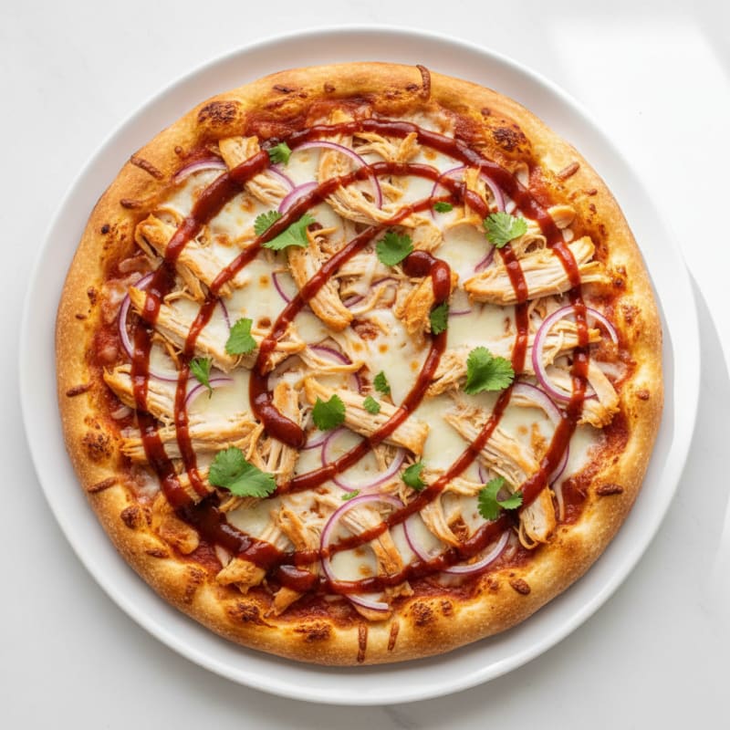 High-Protein BBQ Chicken Pizza