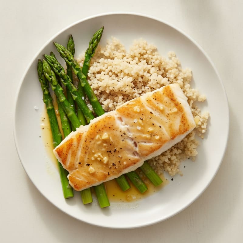 Pan-Seared Alaskan Cod with Garlic Butter