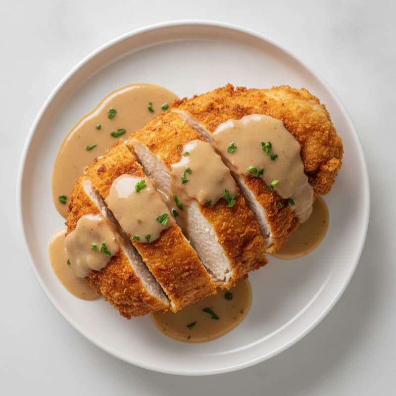 Buttermilk Fried Chicken with Creamy Gravy