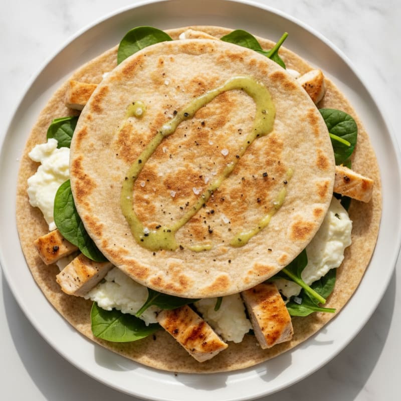 Savory Chicken and Egg Breakfast Burrito