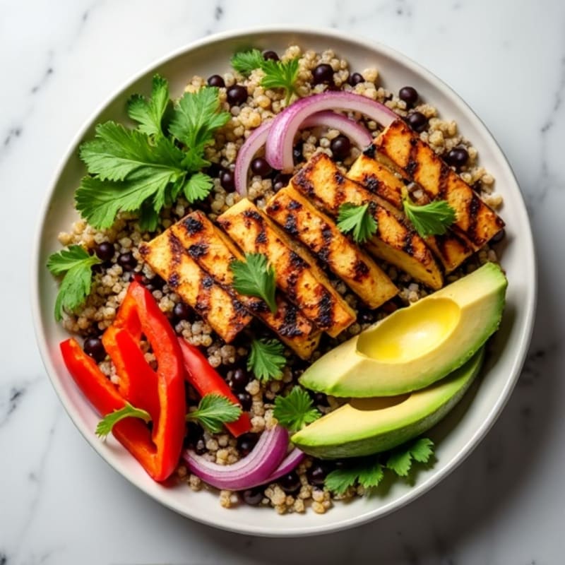 Zesty Quinoa and Black Bean Salad