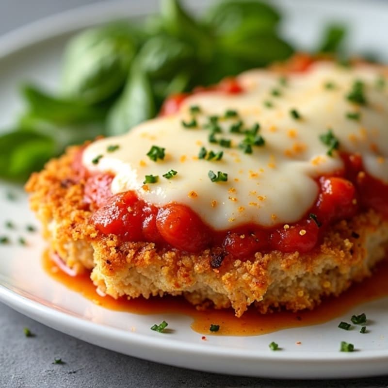 Crispy Baked Chicken Parmesan