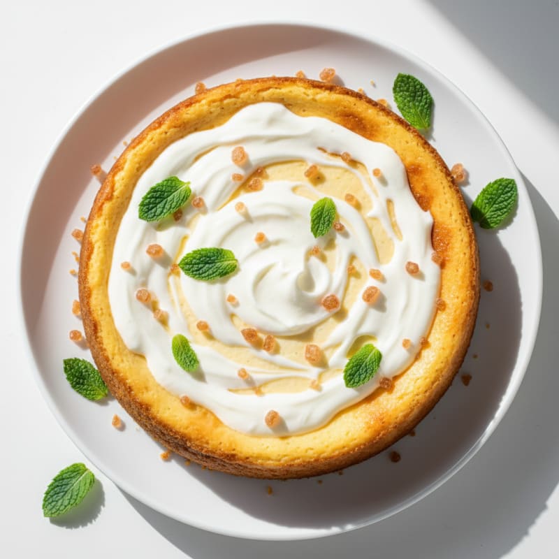 Creamy Greek Yogurt Protein Cheesecake
