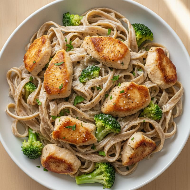Chicken Alfredo with Fettuccine