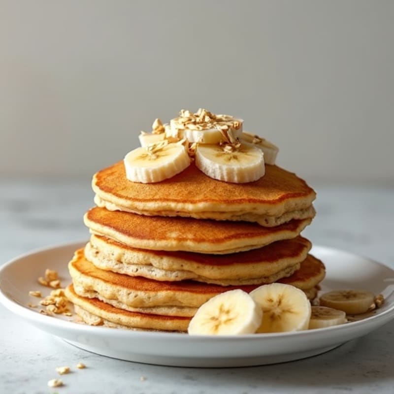 High-Protein Oat & Banana Pancakes