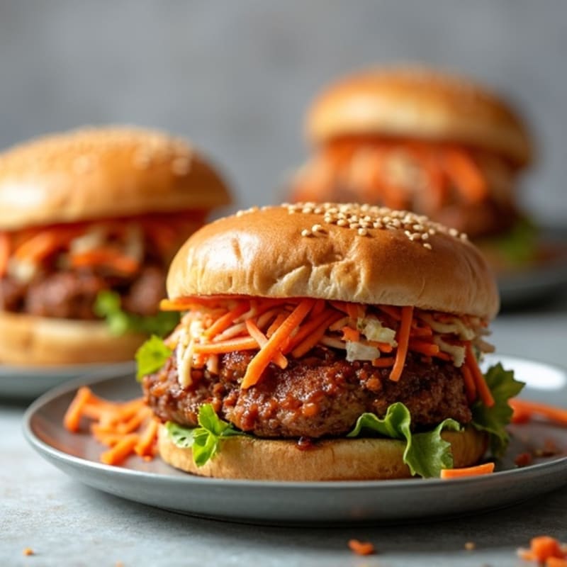 Lean BBQ Pulled Pork Sandwiches with Crunchy Slaw