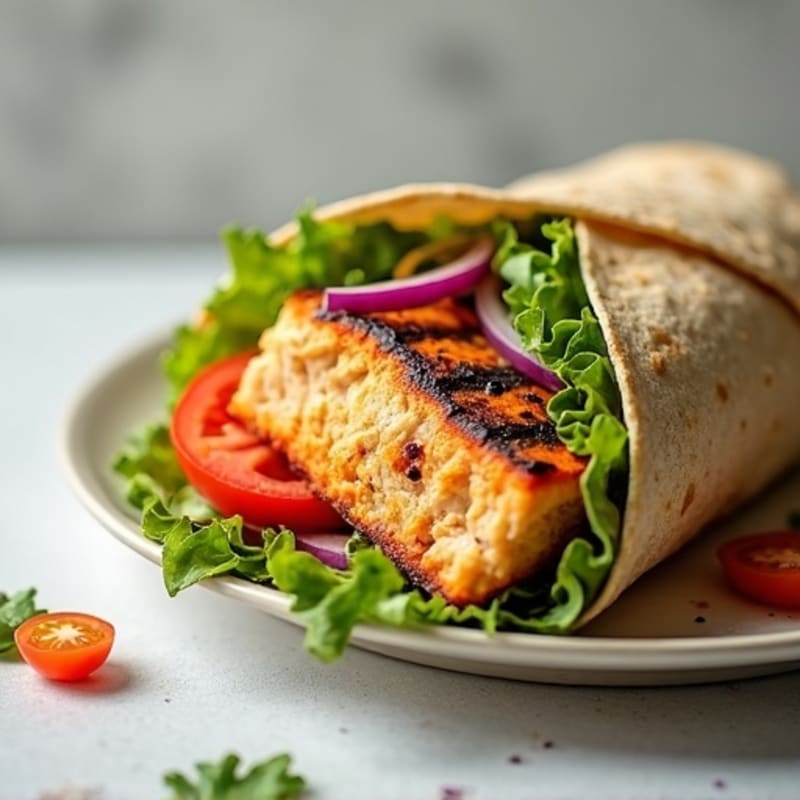 Fresh Buffalo Ranch Chicken Wrap