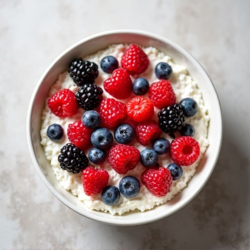 Cottage Cheese Protein Berry Bowl