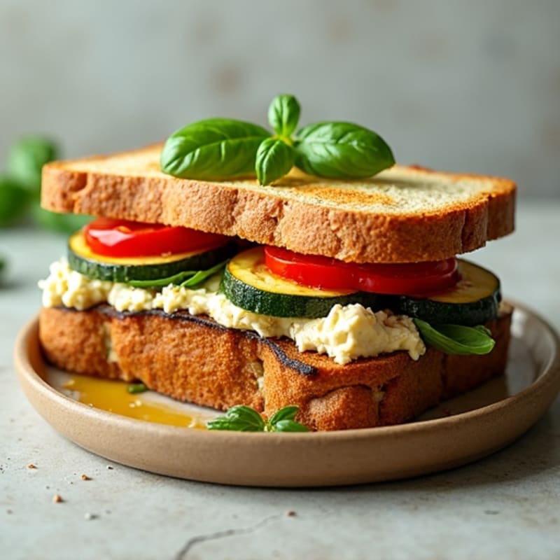 Herb-Roasted Vegetable Panini
