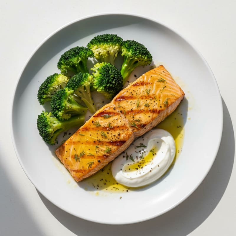 Golden Lemon-Herb Grilled Salmon
