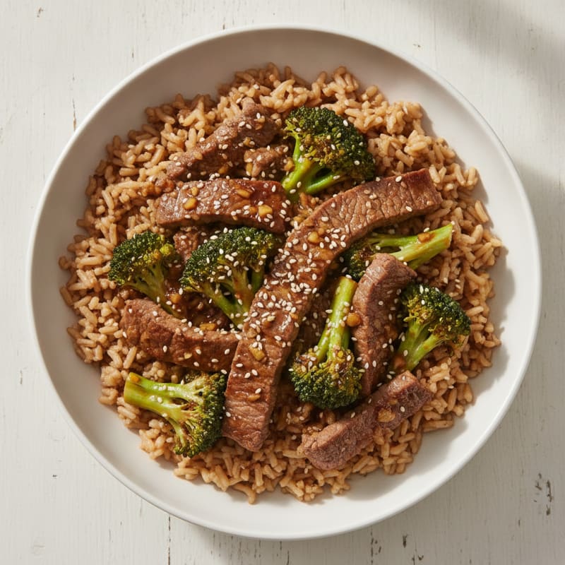 Beef and Broccoli Rice Bowl