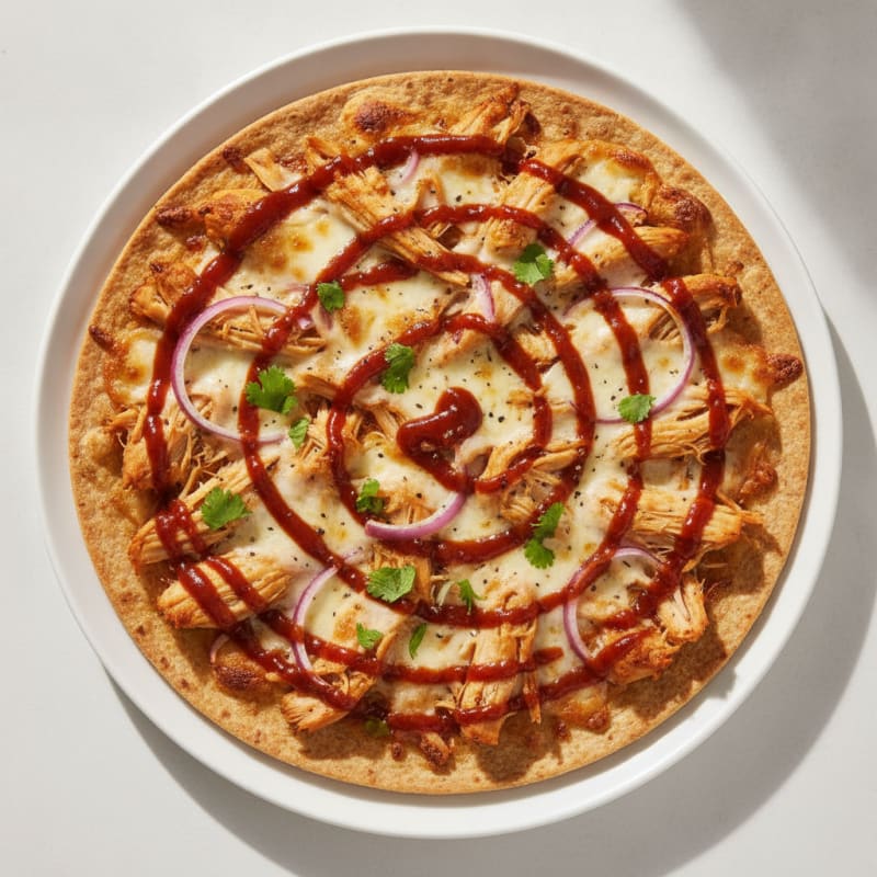 High-Protein BBQ Chicken Pizza