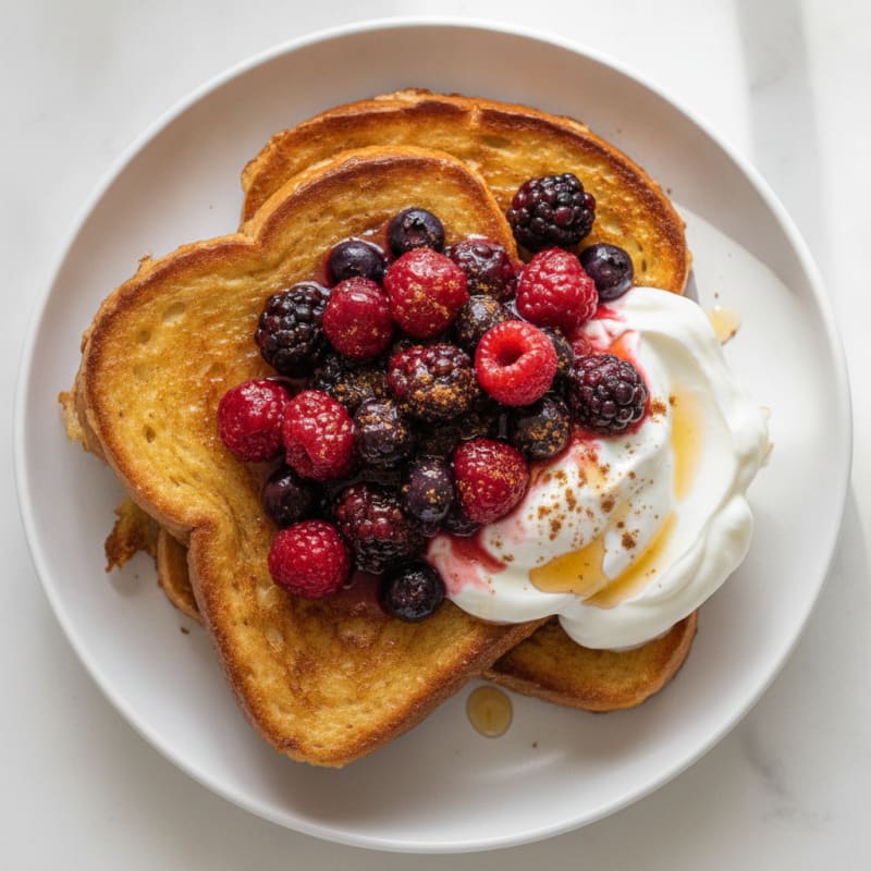 Brioche French Toast with Berry Compote