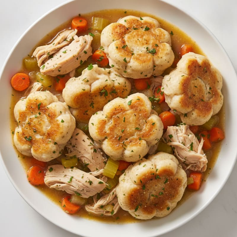 Homestyle Chicken and Herb Dumplings
