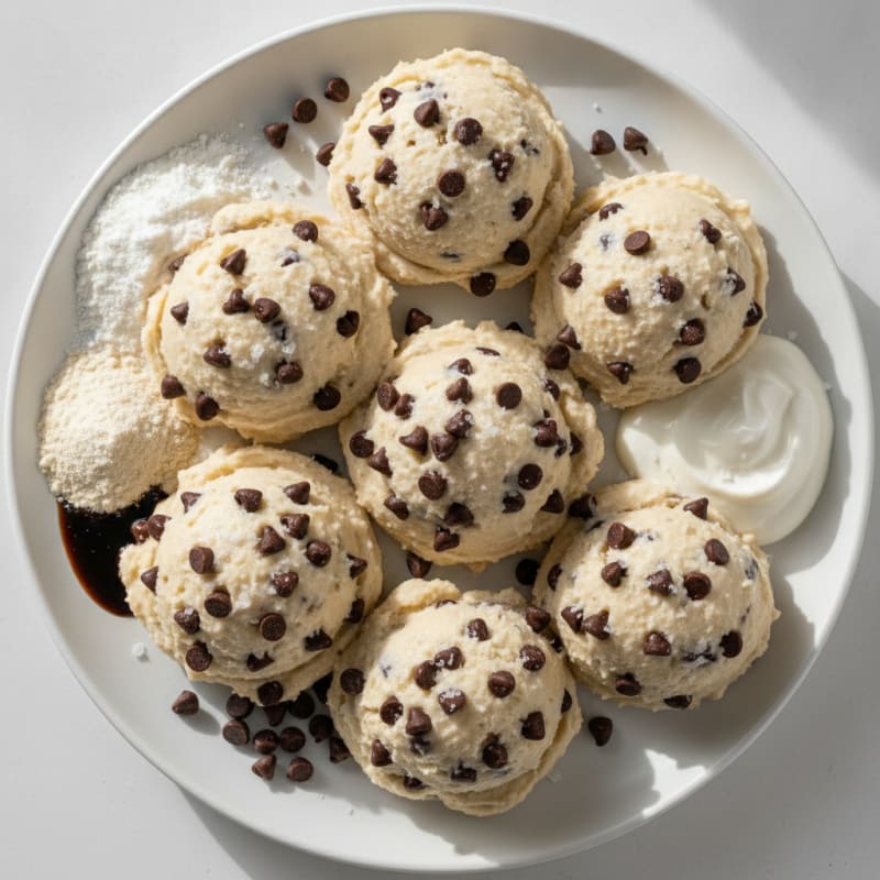 No-Bake Chocolate Chip Cookie Dough Bites