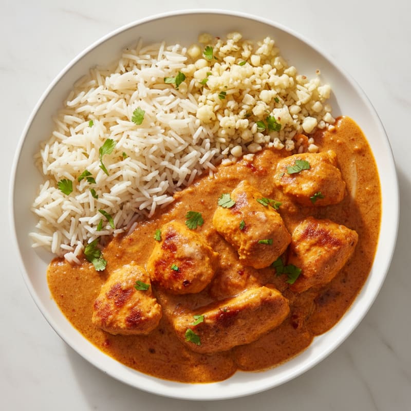 Creamy Spiced Butter Chicken with Basmati