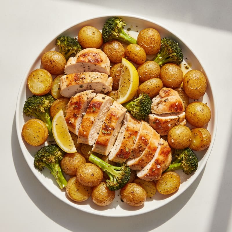 Sheet Pan Lemon Herb Chicken