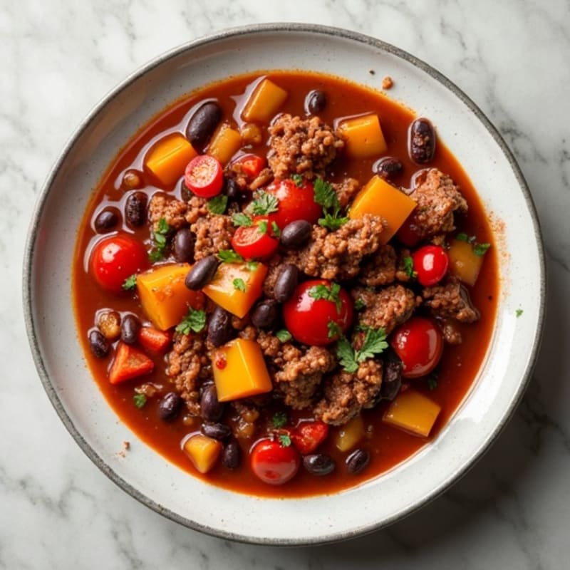 Healthy Slow Cooker Beef Chili