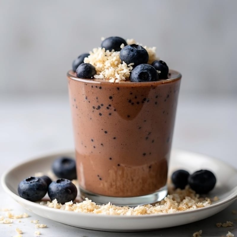 Chocolate Protein Chia Pudding