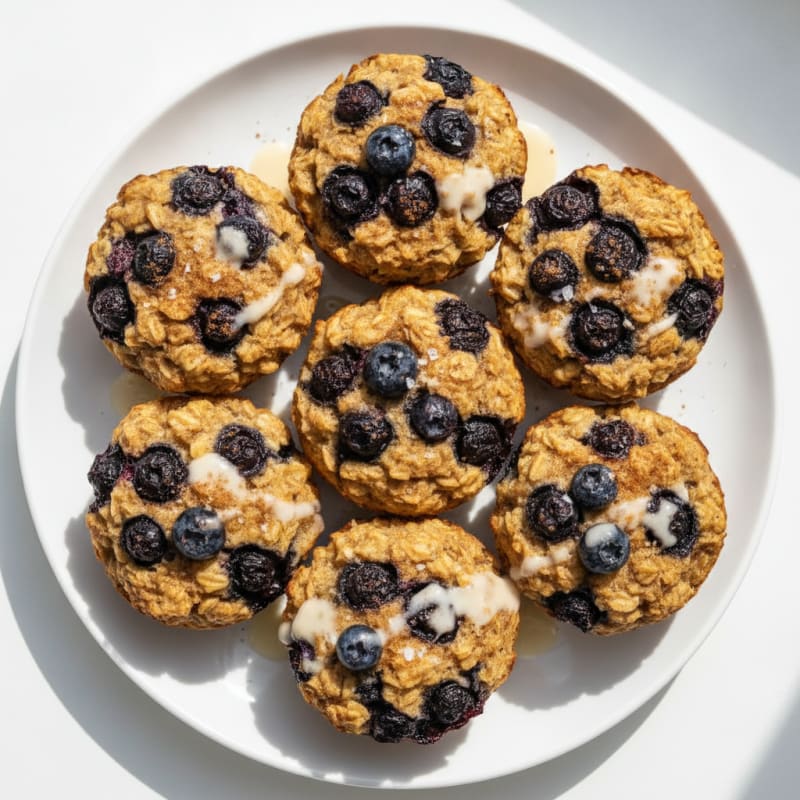Baked Berry Oatmeal Cups