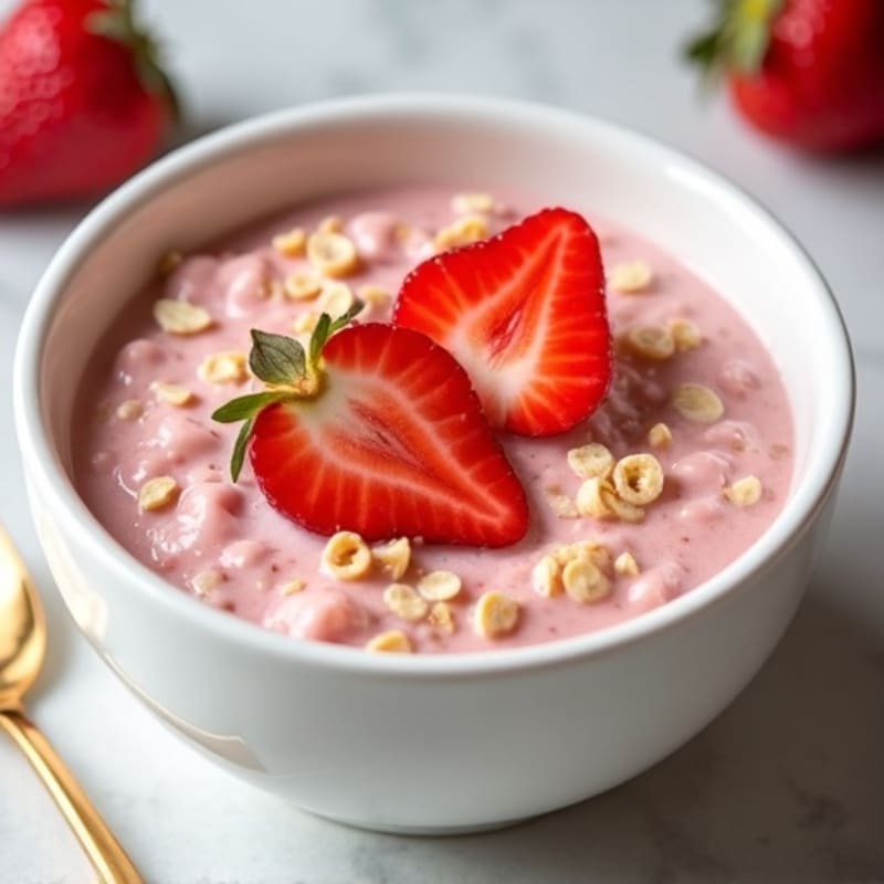 Creamy Strawberry Overnight Oats