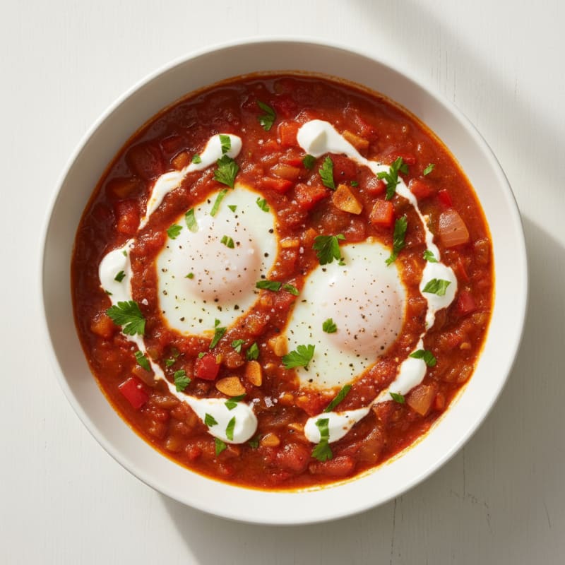 Zesty Baked Eggs with Smoky Tomatoes