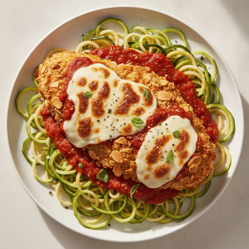 Crispy Almond-Crusted Chicken Parmesan