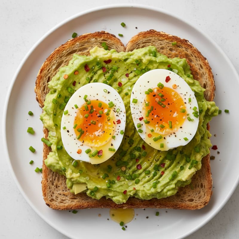 Avocado Toast with Jammy Eggs