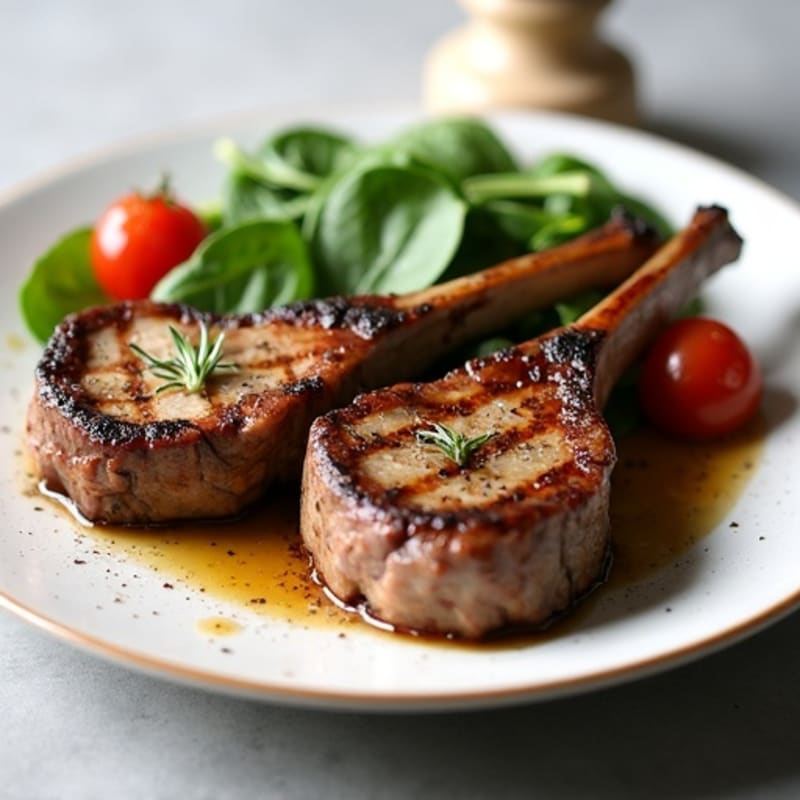 Rosemary-Garlic Grilled Lamb Chops