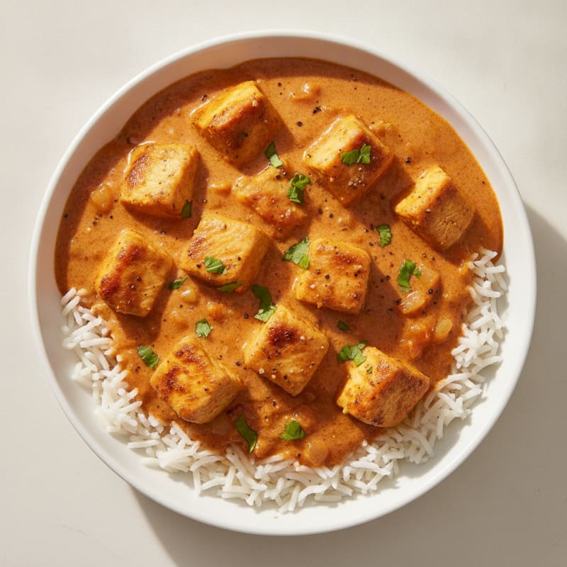 Spiced Butter Chicken with Basmati Rice