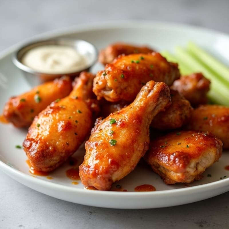 Crispy Honey Glazed Chicken Wings