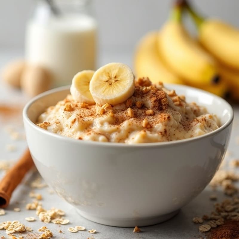 Creamy High-Protein Cinnamon Oatmeal