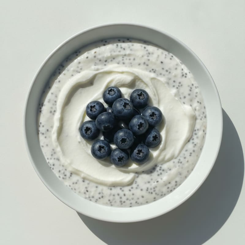 Greek Yogurt Chia Seed Protein Pudding