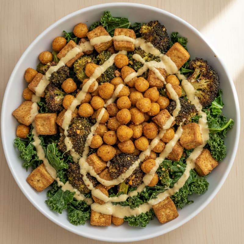 Roasted Chickpea and Veggie Buddha Bowl