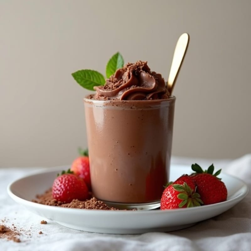 Silky Dark Chocolate Protein Mousse