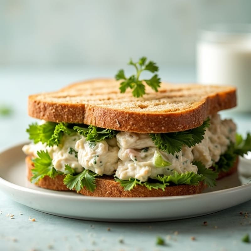 Creamy Herb Chicken Salad Sandwich