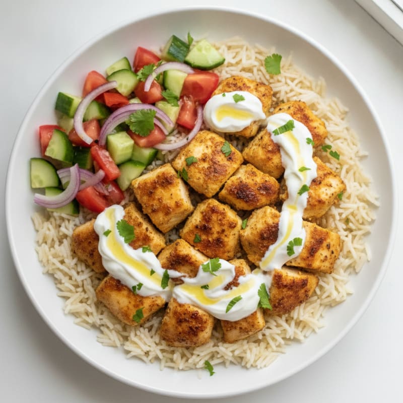 Chicken Shawarma Rice Bowl