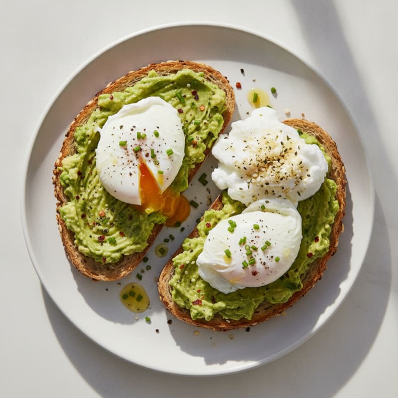 Avocado Toast with Poached Egg