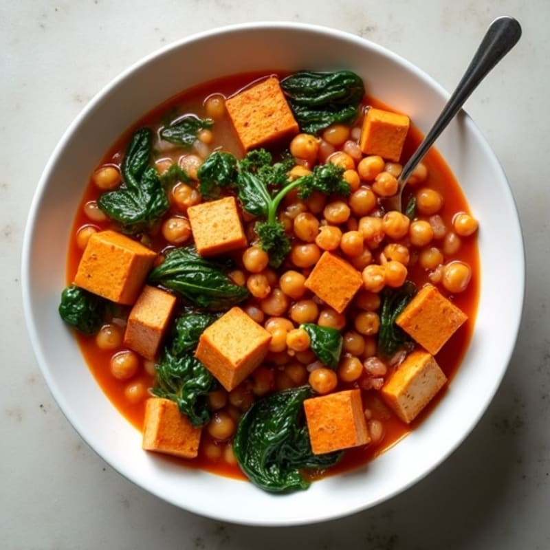 Hearty Spiced Chickpea and Tomato Stew