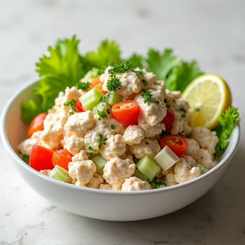 Creamy Tuna Salad with Crunchy Veggies