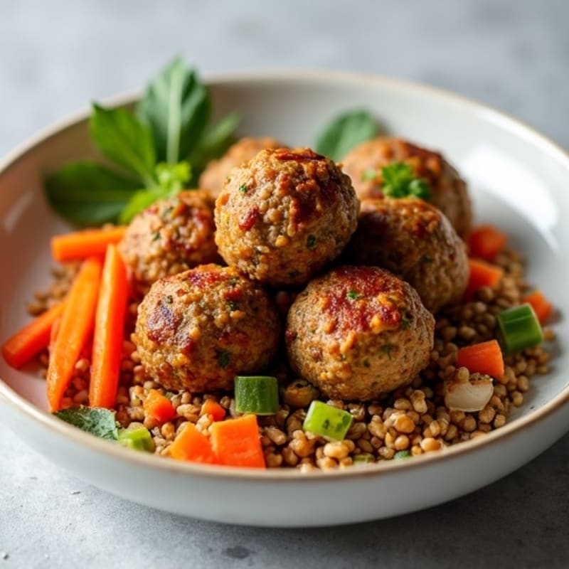 Hearty Vegan Lentil Meatballs