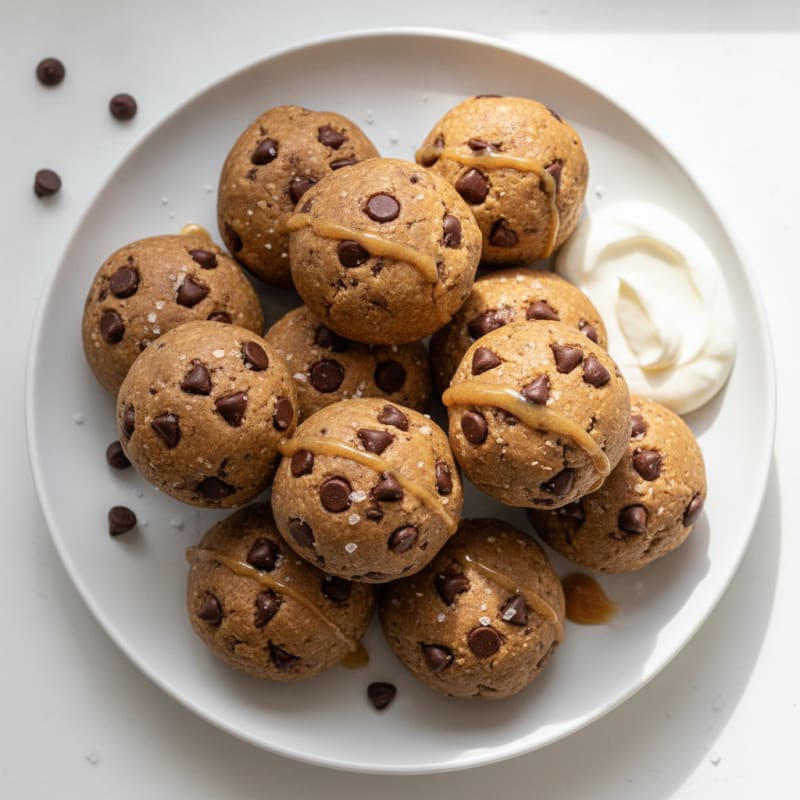 No-Bake Chocolate Chip Protein Bites