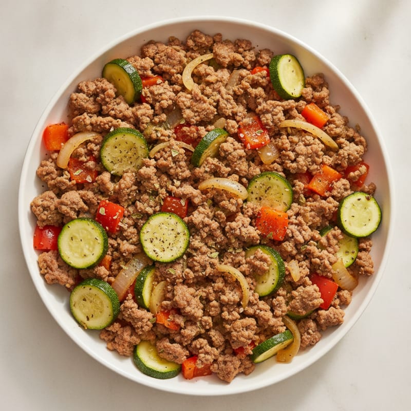 Ground Beef and Vegetable Skillet