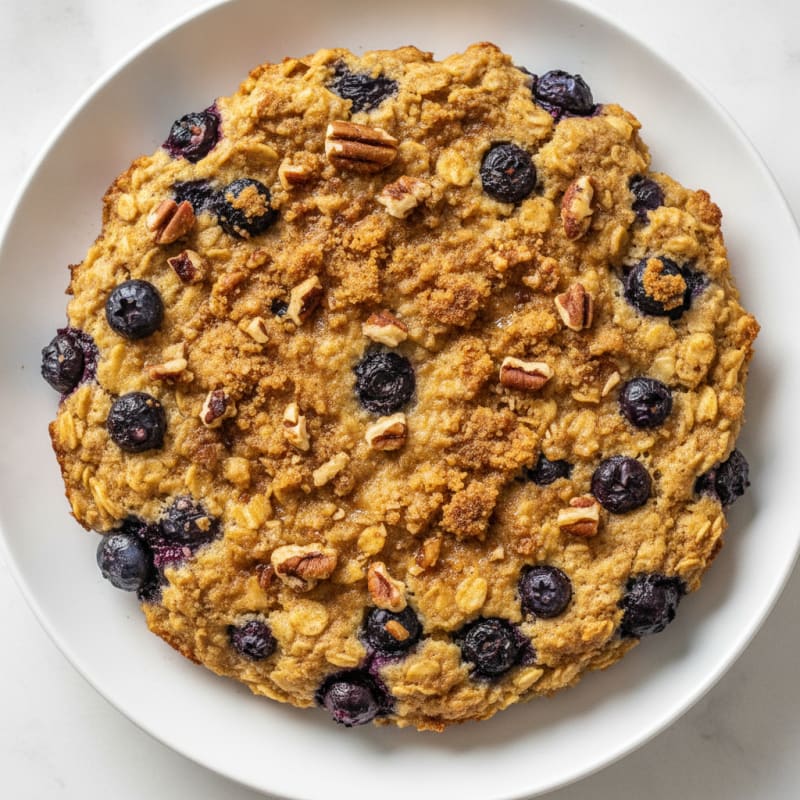 Blueberry Pecan Baked Oatmeal