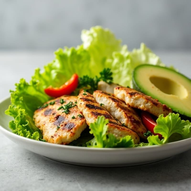 Herb-Grilled Chicken Lettuce Wrap