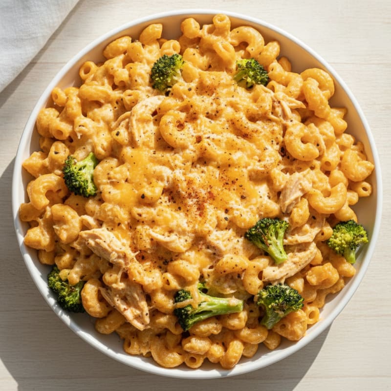 High-Protein Baked Macaroni and Cheese
