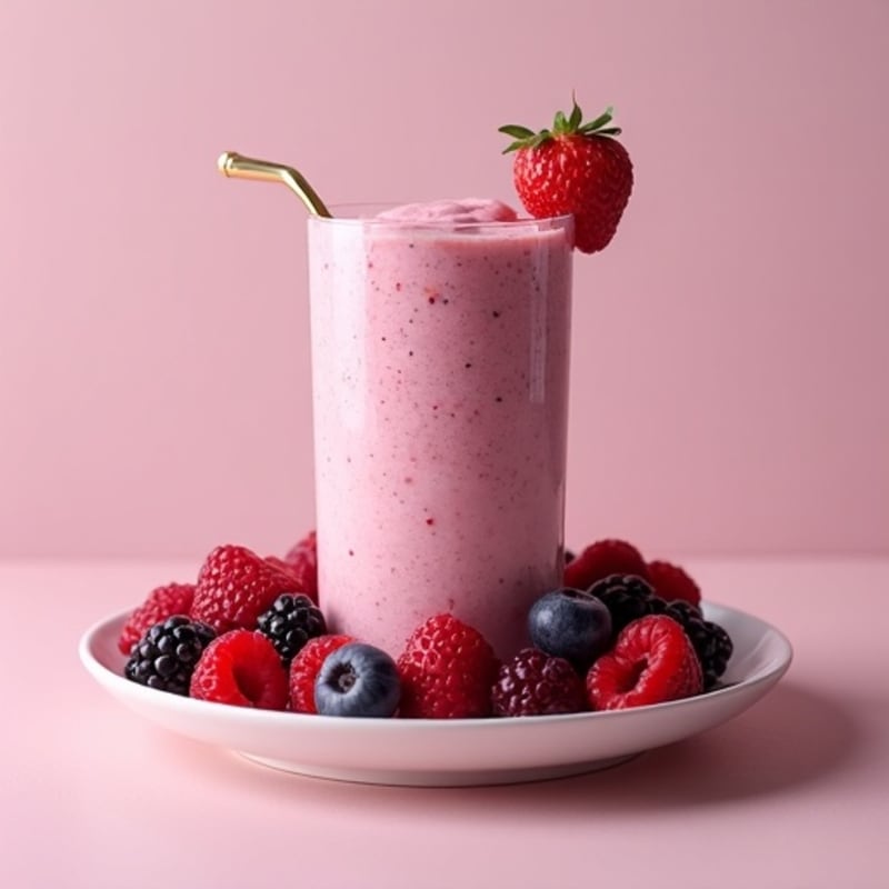 Creamy Berry Protein Smoothie